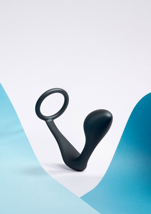 Bestel: B - Vibe Ringer Cock Ring & Plug by B - Vibe - bij Happytoys: de erotische sex webshop | liever Happy dan Easy ⭐⭐⭐⭐⭐