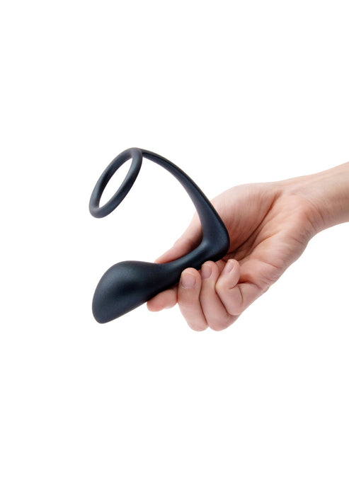 Bestel: B - Vibe Ringer Cock Ring & Plug by B - Vibe - bij Happytoys: de erotische sex webshop | liever Happy dan Easy ⭐⭐⭐⭐⭐