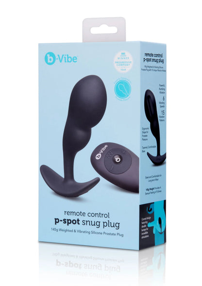Bestel: Remote Control P - Spot Snug Plug 145g by B - Vibe - bij Happytoys: de erotische sex webshop | liever Happy dan Easy ⭐⭐⭐⭐⭐