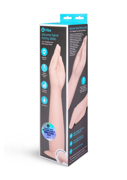 Bestel: Silicone Hand Fisting Dildo by B - Vibe - bij Happytoys: de erotische sex webshop | liever Happy dan Easy ⭐⭐⭐⭐⭐