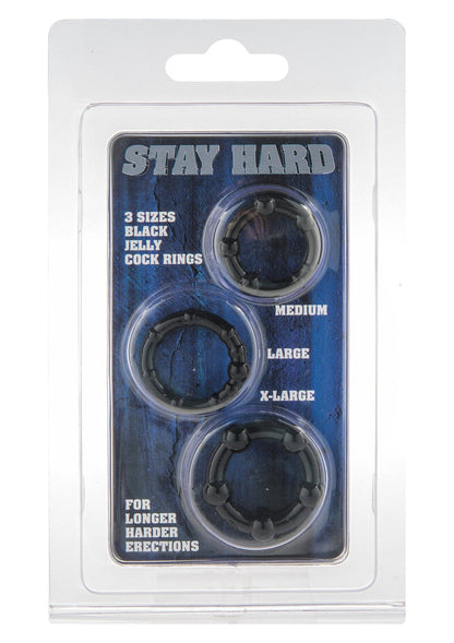 Bestel: Stay Hard - Three Rings by Happytoys - bij Happytoys: de erotische sex webshop | liever Happy dan Easy ⭐⭐⭐⭐⭐