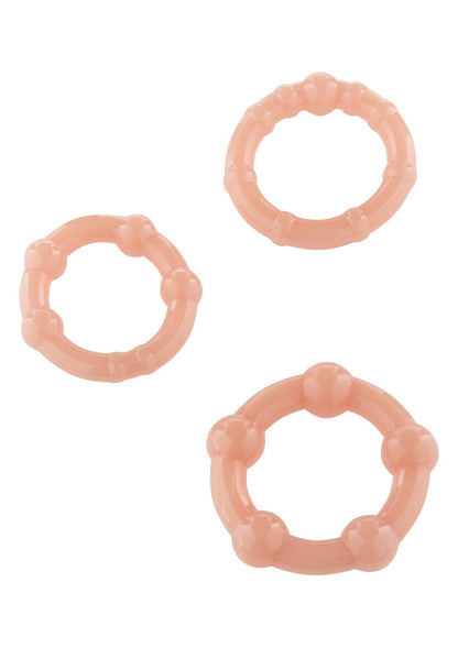 Bestel: Stay Hard - Three Rings by Happytoys - bij Happytoys: de erotische sex webshop | liever Happy dan Easy ⭐⭐⭐⭐⭐ - Skin - 35500 - SKIN