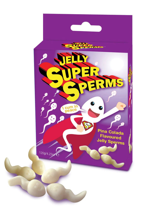 Bestel: Jelly Super Sperms - bij Happytoys: de erotische sex webshop | liever Happy dan Easy ⭐⭐⭐⭐⭐ - Default Title - 37037 - WHITE