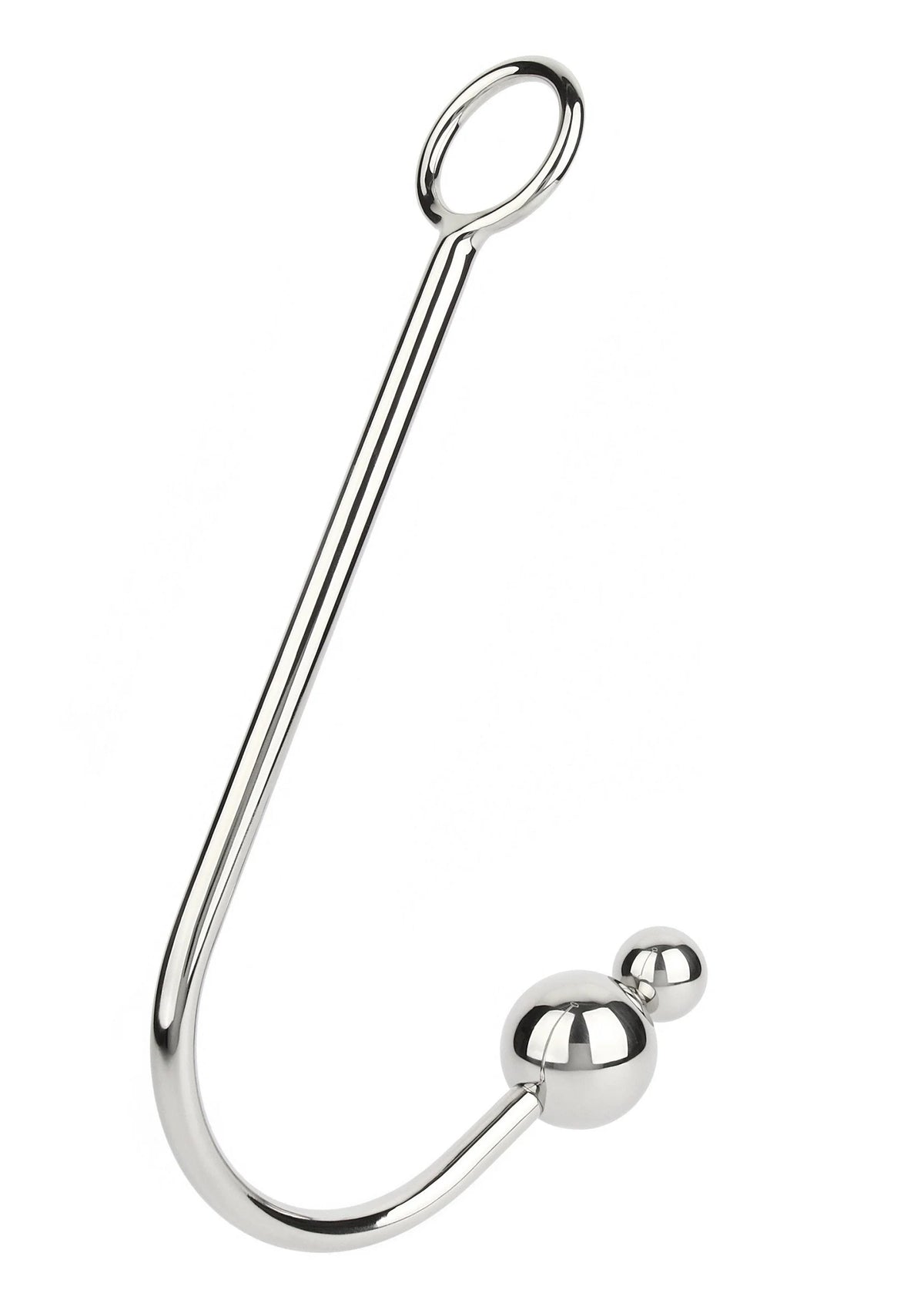 Bestel: Anal Hook Double Balls 25+40mm by Mr. Steel - bij Happytoys: de erotische sex webshop | liever Happy dan Easy ⭐⭐⭐⭐⭐