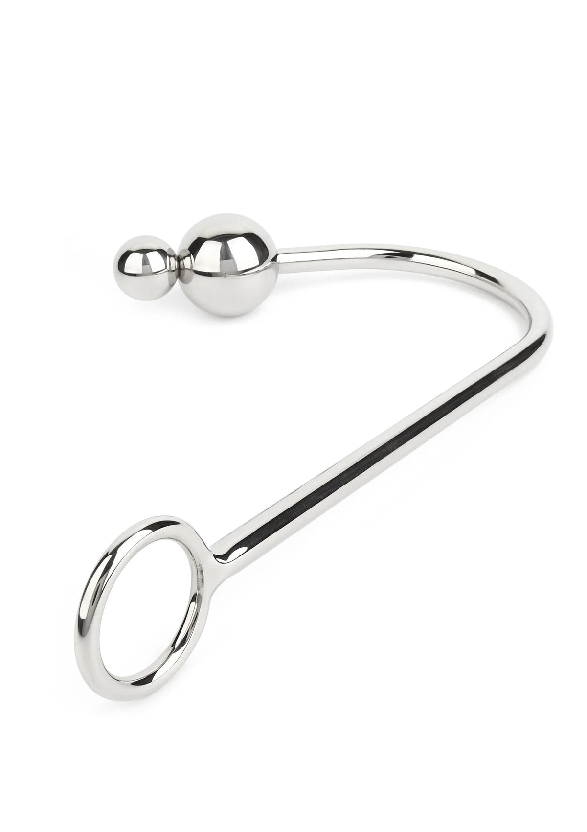 Bestel: Anal Hook Double Balls 25+40mm by Mr. Steel - bij Happytoys: de erotische sex webshop | liever Happy dan Easy ⭐⭐⭐⭐⭐