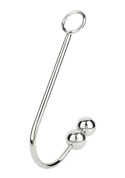 Bestel: Anal Hook Double Balls 40+40mm by Mr. Steel - bij Happytoys: de erotische sex webshop | liever Happy dan Easy ⭐⭐⭐⭐⭐