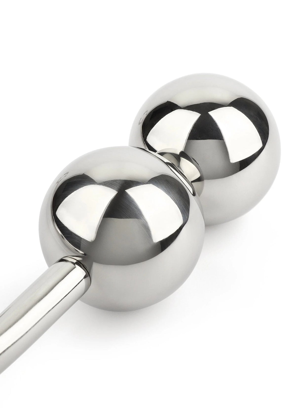 Bestel: Anal Hook Double Balls 40+40mm by Mr. Steel - bij Happytoys: de erotische sex webshop | liever Happy dan Easy ⭐⭐⭐⭐⭐