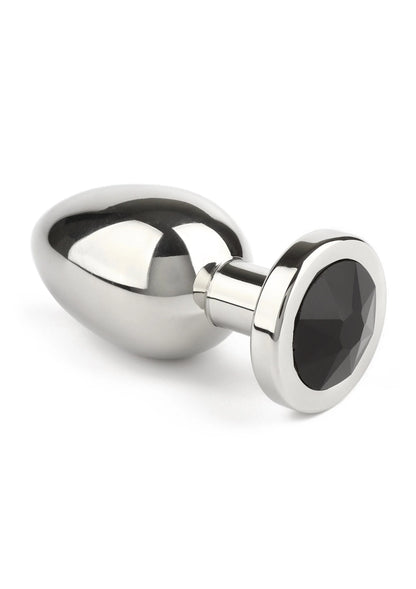 Bestel: Mr. Steel Jewled Butt Plug Small (Blue) - bij Happytoys: de erotische sex webshop | liever Happy dan Easy ⭐⭐⭐⭐⭐