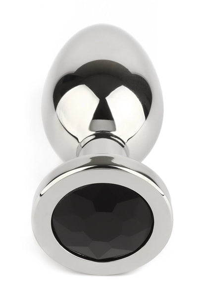 Bestel: Mr. Steel Jewled Butt Plug Large (Aqua) - bij Happytoys: de erotische sex webshop | liever Happy dan Easy ⭐⭐⭐⭐⭐