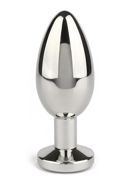 Bestel: Mr. Steel Jewled Butt Plug Large (Blue) - bij Happytoys: de erotische sex webshop | liever Happy dan Easy ⭐⭐⭐⭐⭐