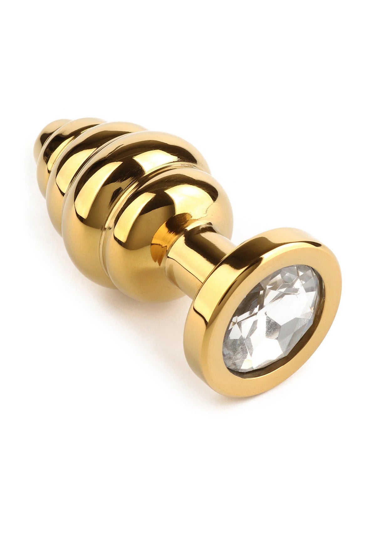Bestel: Mr. Steel Twister ButtPlug Small - bij Happytoys: de erotische sex webshop | liever Happy dan Easy ⭐⭐⭐⭐⭐ - Default Title - 38142 - GOLD