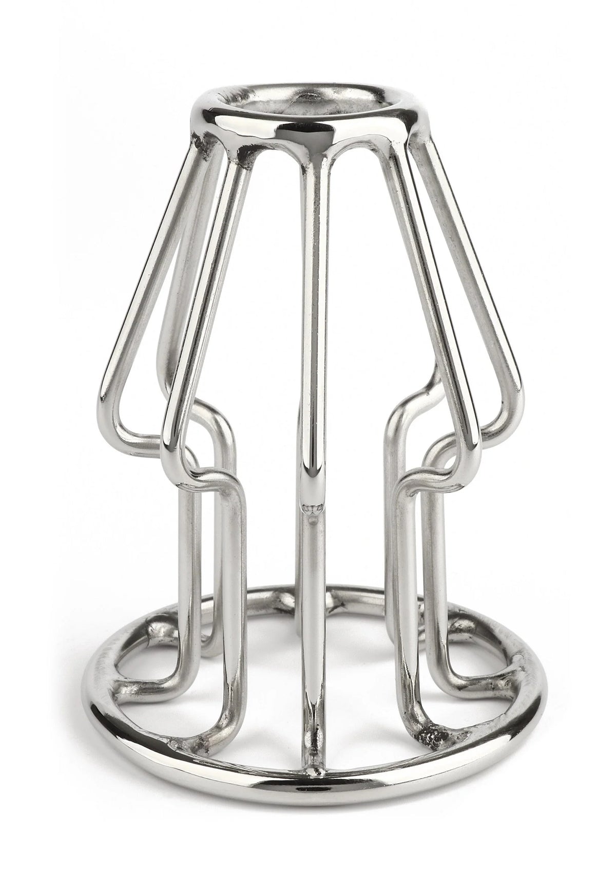 Bestel: Mr. Steel Trapezoid Anal Plug Small - bij Happytoys: de erotische sex webshop | liever Happy dan Easy ⭐⭐⭐⭐⭐ - Default Title - 38146 - SILVER