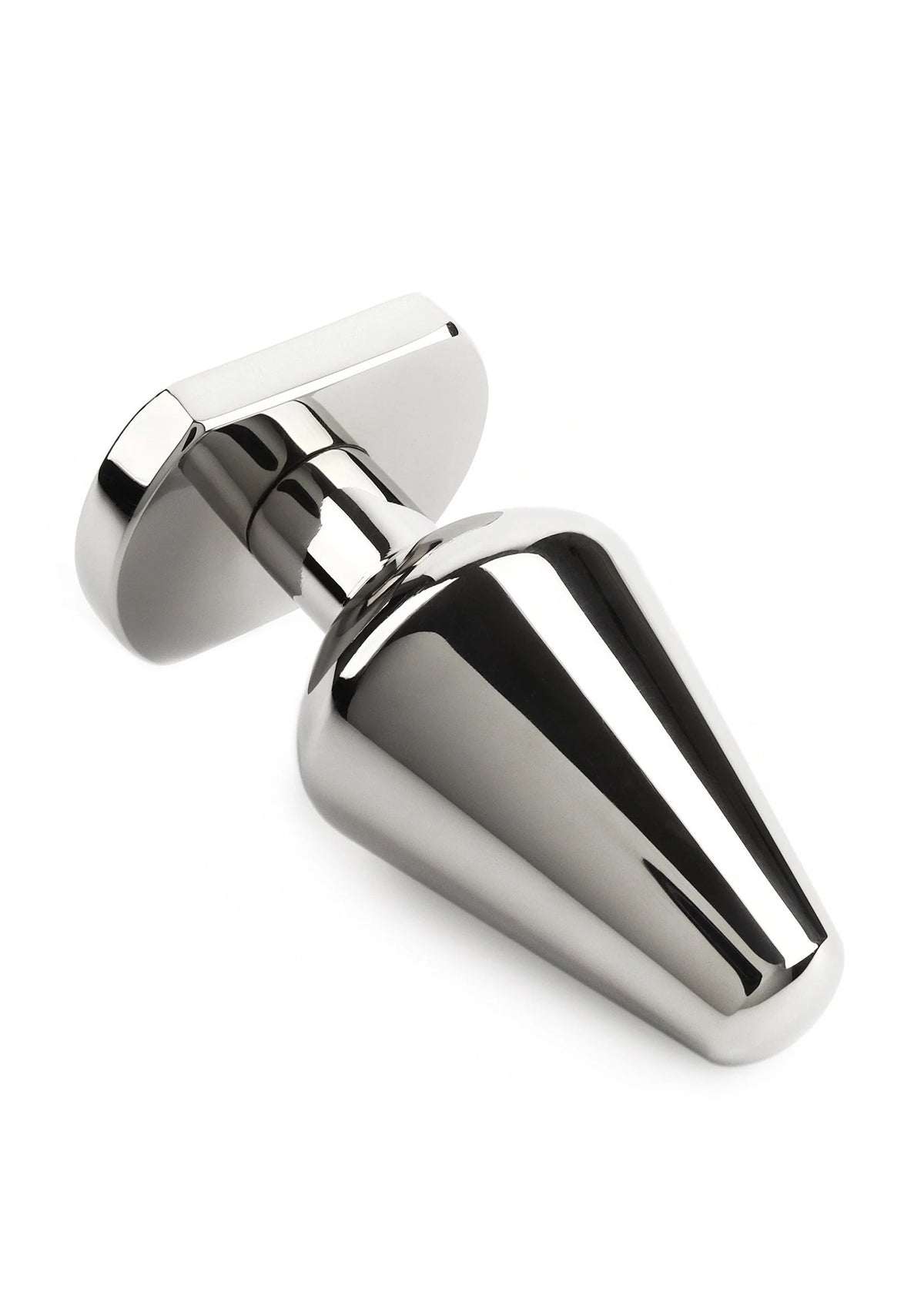 Bestel: Heavy Steel Butt Plug Medium by Mr. Steel - bij Happytoys: de erotische sex webshop | liever Happy dan Easy ⭐⭐⭐⭐⭐ - Default Title - 38154 - SILVER