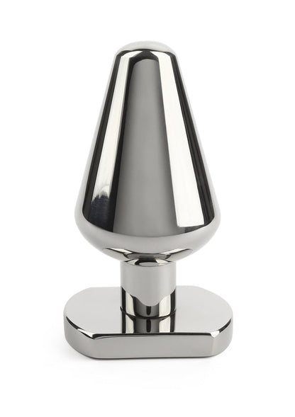 Bestel: Heavy Steel Butt Plug Medium by Mr. Steel - bij Happytoys: de erotische sex webshop | liever Happy dan Easy ⭐⭐⭐⭐⭐
