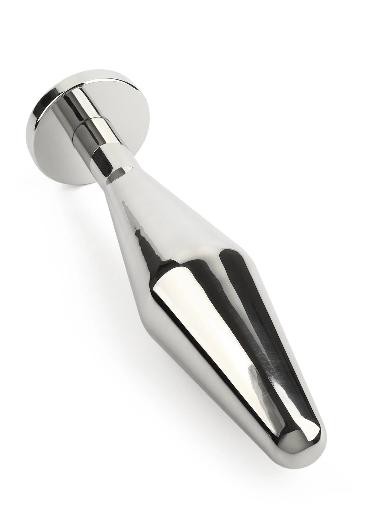 Bestel: Mr. Steel Classic Butt Plug Large - bij Happytoys: de erotische sex webshop | liever Happy dan Easy ⭐⭐⭐⭐⭐ - Default Title - 38158 - SILVER