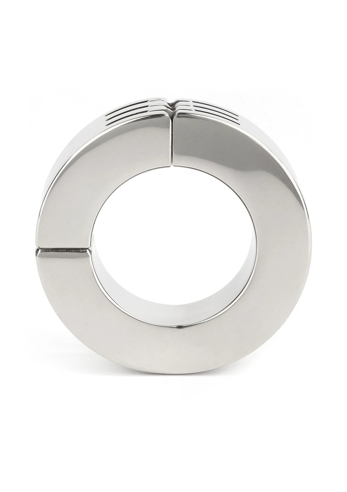 Bestel: Hinged Magnetic Cockring 40mm by Mr. Steel - bij Happytoys: de erotische sex webshop | liever Happy dan Easy ⭐⭐⭐⭐⭐