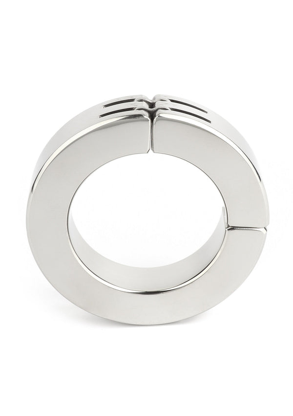 Bestel: Hinged Magnetic Cockring 50mm by Mr.Steel - bij Happytoys: de erotische sex webshop | liever Happy dan Easy ⭐⭐⭐⭐⭐