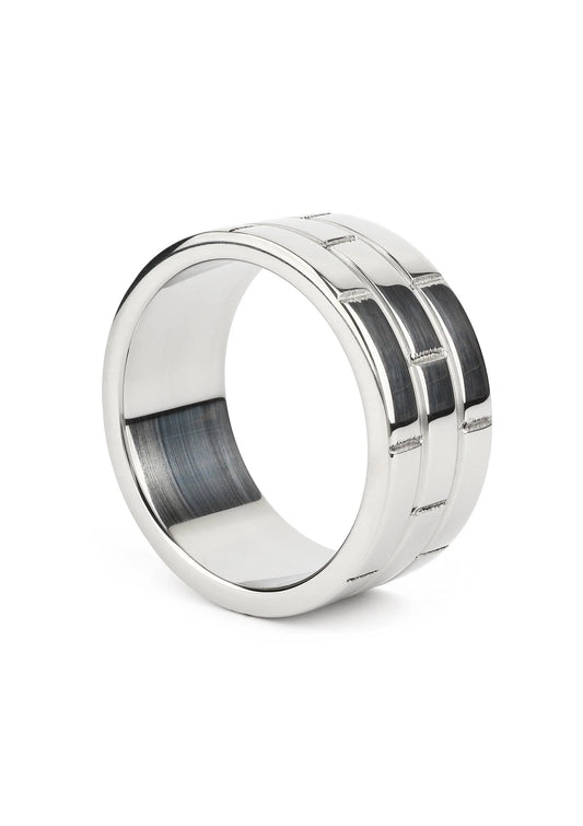 Bestel: The Wall C - Ring 50mm by Mr. Steel - bij Happytoys: de erotische sex webshop | liever Happy dan Easy ⭐⭐⭐⭐⭐ - Default Title - 38203 - SILVER
