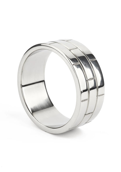 Bestel: The Wall C - Ring 55mm by Mr. Steel - bij Happytoys: de erotische sex webshop | liever Happy dan Easy ⭐⭐⭐⭐⭐ - Default Title - 38204 - SILVER