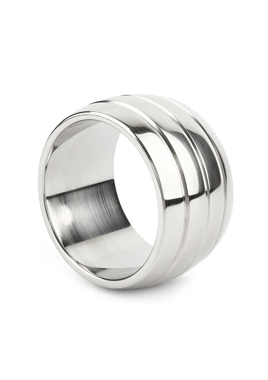 Bestel: Oval Barrel C - Ring 45mm by Mr Steel - bij Happytoys: de erotische sex webshop | liever Happy dan Easy ⭐⭐⭐⭐⭐ - Default Title - 38210 - SILVER