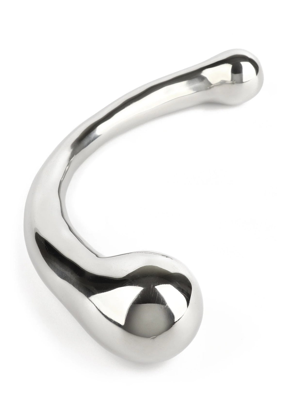 Bestel: The Curvy G - spot Double Ended by Mr. Steel - bij Happytoys: de erotische sex webshop | liever Happy dan Easy ⭐⭐⭐⭐⭐ - Default Title - 38309 - SILVER
