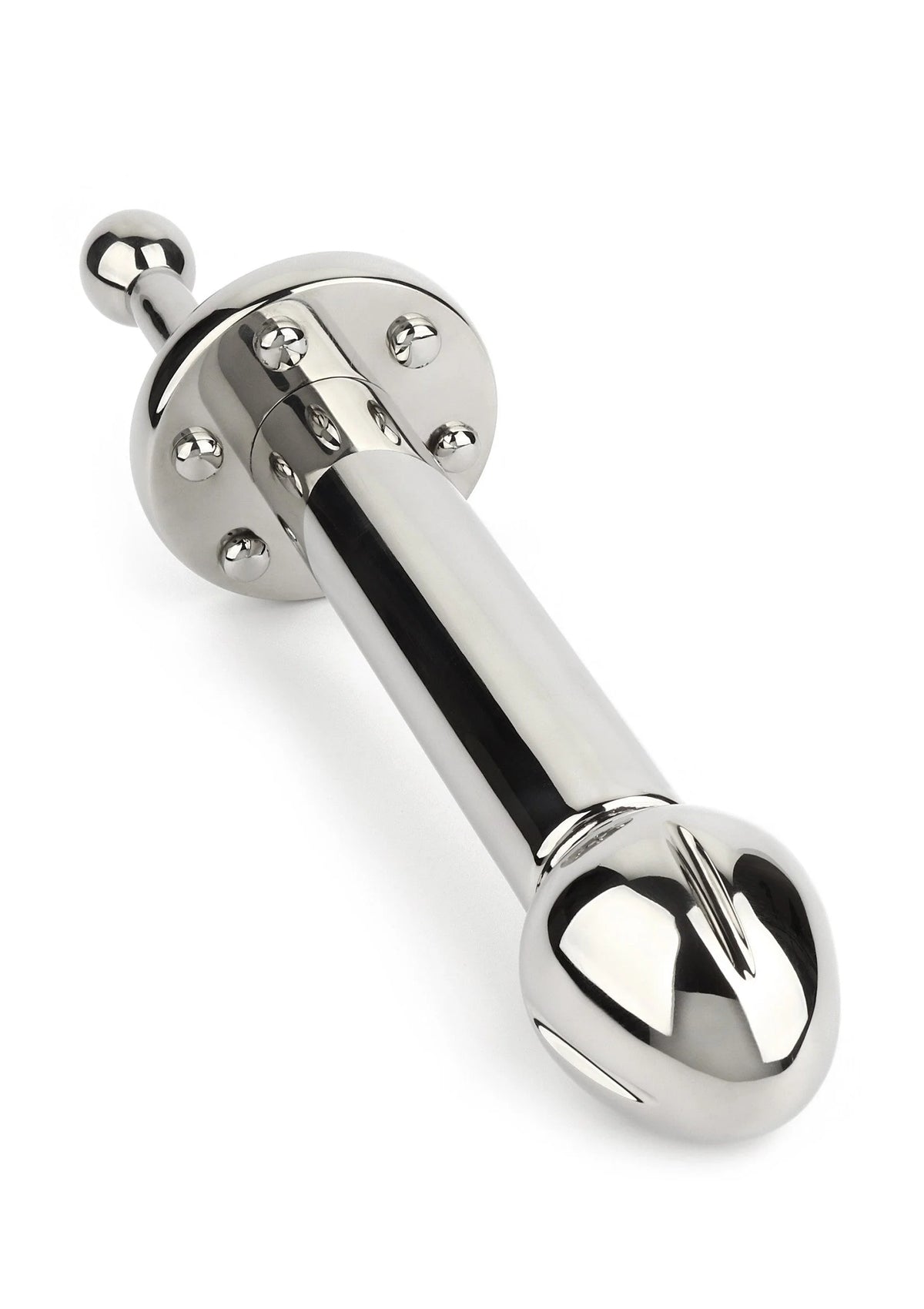 Bestel: Reamer Dildo Rotator by Mr. Steel - bij Happytoys: de erotische sex webshop | liever Happy dan Easy ⭐⭐⭐⭐⭐ - Default Title - 38315 - SILVER