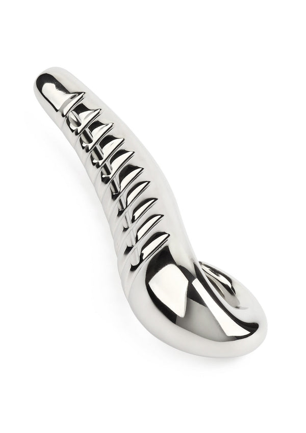 Bestel: Devil's Tongue Dildo by Mr. Steel - bij Happytoys: de erotische sex webshop | liever Happy dan Easy ⭐⭐⭐⭐⭐ - Silver - 38319 - SILVER