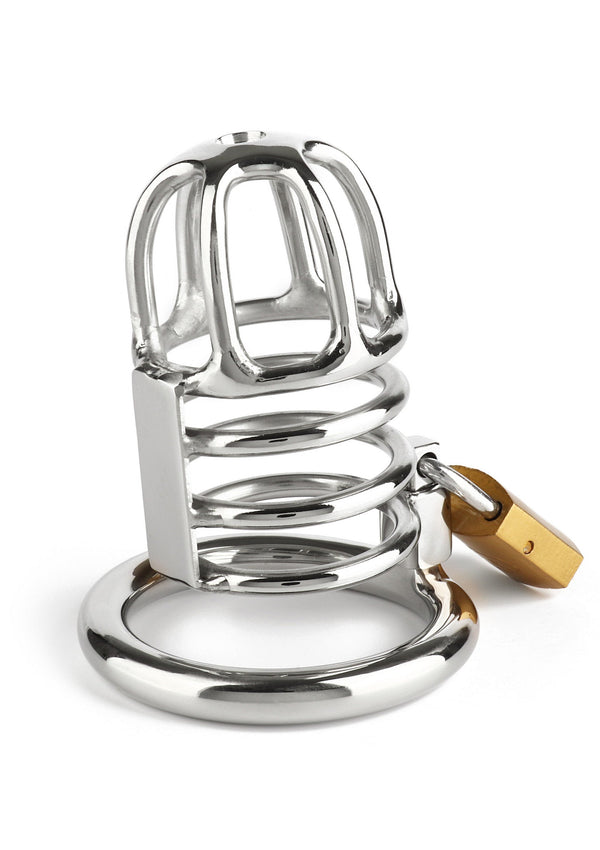 Bestel: Master Chastity Cock Cager by Mr. Steel - bij Happytoys: de erotische sex webshop | liever Happy dan Easy ⭐⭐⭐⭐⭐