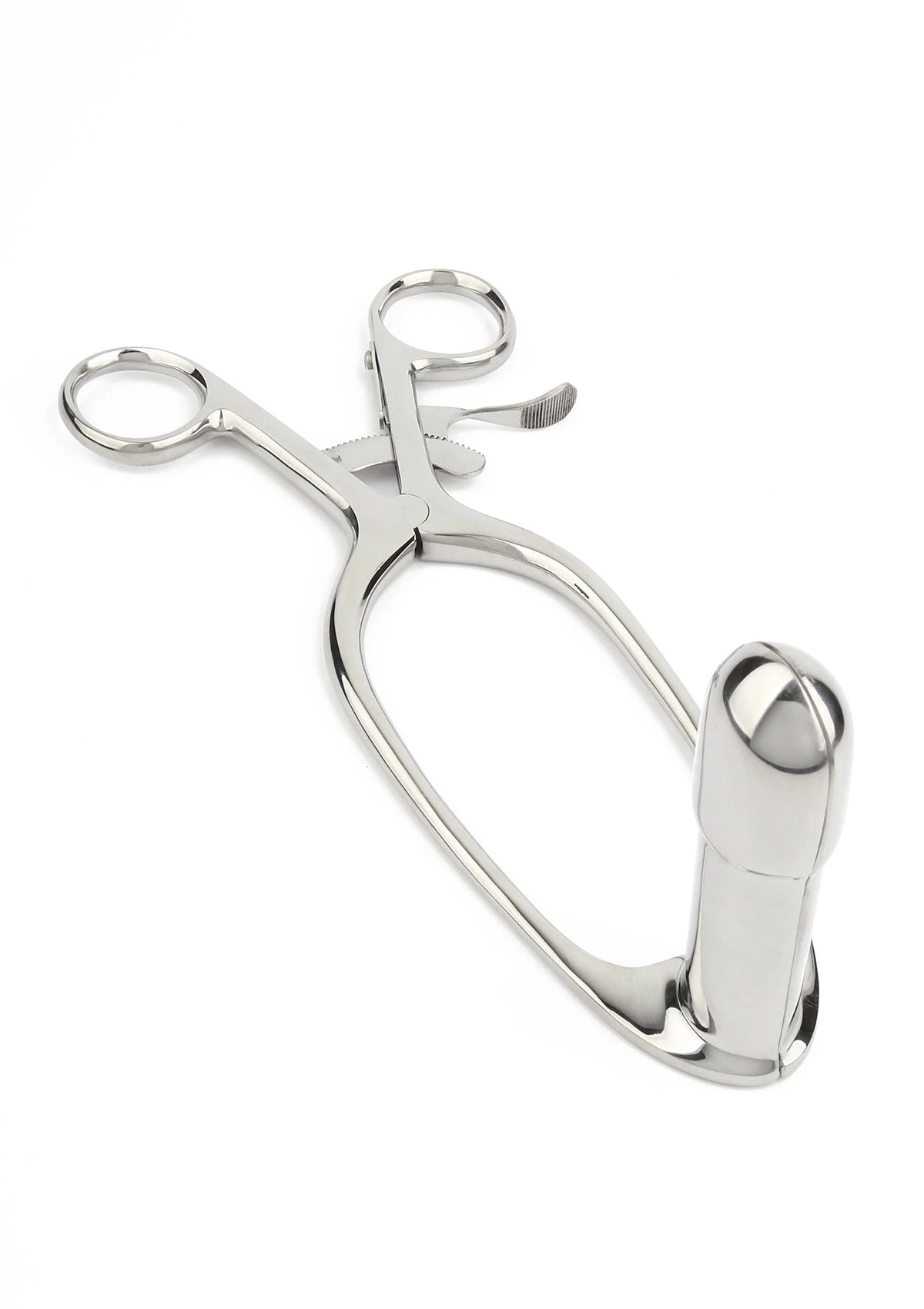 Bestel: Barr Rectal Speculum Large by Mr. Steel - bij Happytoys: de erotische sex webshop | liever Happy dan Easy ⭐⭐⭐⭐⭐ - Default Title - 38361 - SILVER