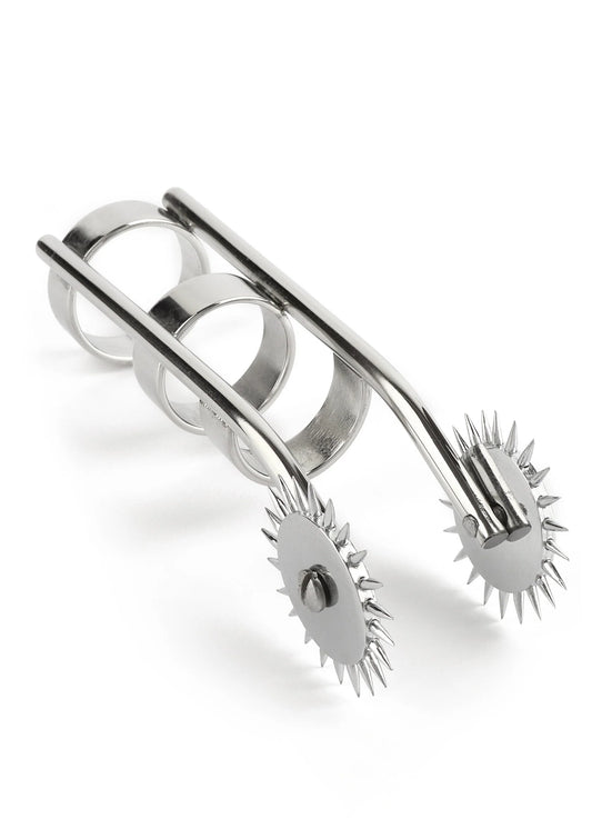 Bestel: Double Finger Pinwheel - bij Happytoys: de erotische sex webshop | liever Happy dan Easy ⭐⭐⭐⭐⭐ - Default Title - 38376 - SILVER