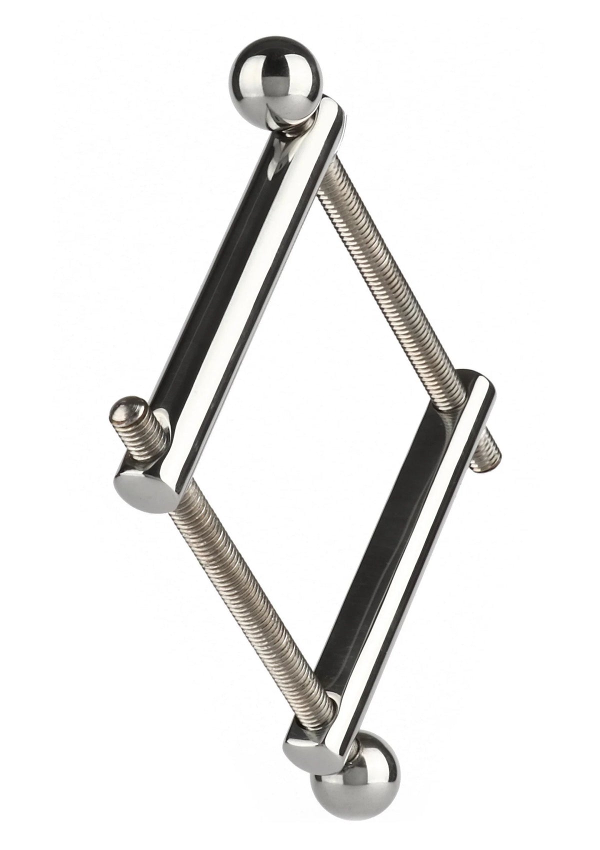 Bestel: Gemini Ball Vise by Mr. Steel - bij Happytoys: de erotische sex webshop | liever Happy dan Easy ⭐⭐⭐⭐⭐ - Default Title - 38400 - SILVER