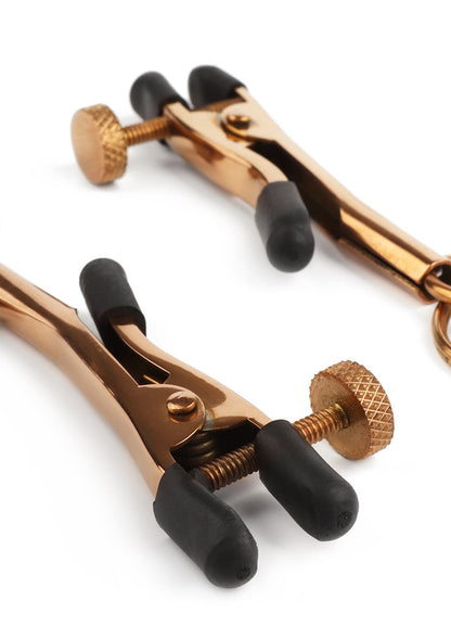 Bestel: Adjustable Nipp Clamps by Mr. Steel - bij Happytoys: de erotische sex webshop | liever Happy dan Easy ⭐⭐⭐⭐⭐