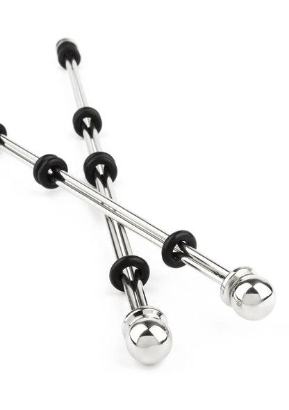Bestel: Nipple Sticks with Ball 20cm by Mr. Steel - bij Happytoys: de erotische sex webshop | liever Happy dan Easy ⭐⭐⭐⭐⭐