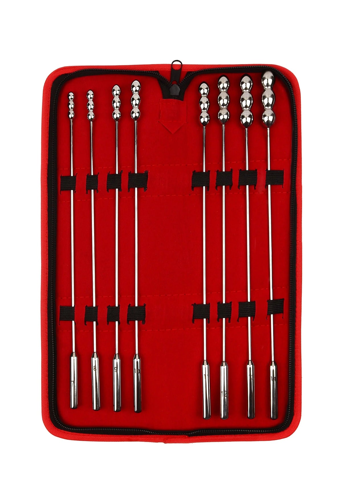 Bestel: Rosebud Urethral Dillators Sounds 8 pcs by Mr. Steel - bij Happytoys: de erotische sex webshop | liever Happy dan Easy ⭐⭐⭐⭐⭐ - Default Title - 38462 - SILVER