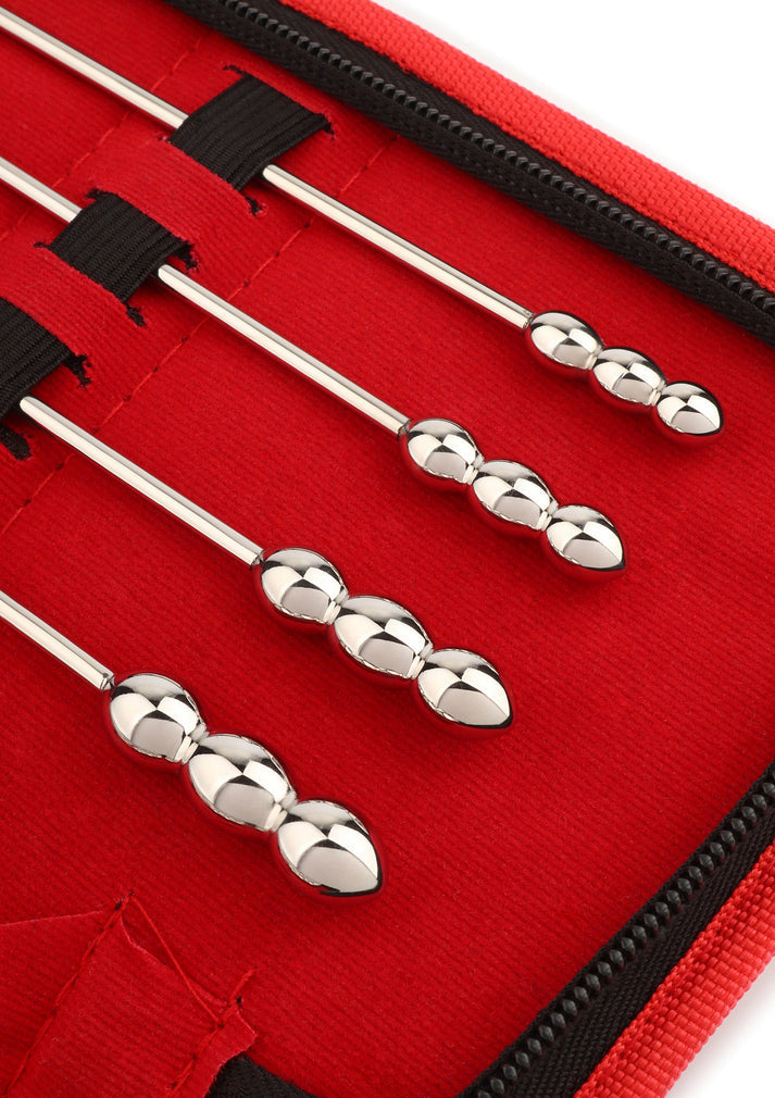 Bestel: Rosebud Urethral Dillators Sounds 8 pcs by Mr. Steel - bij Happytoys: de erotische sex webshop | liever Happy dan Easy ⭐⭐⭐⭐⭐