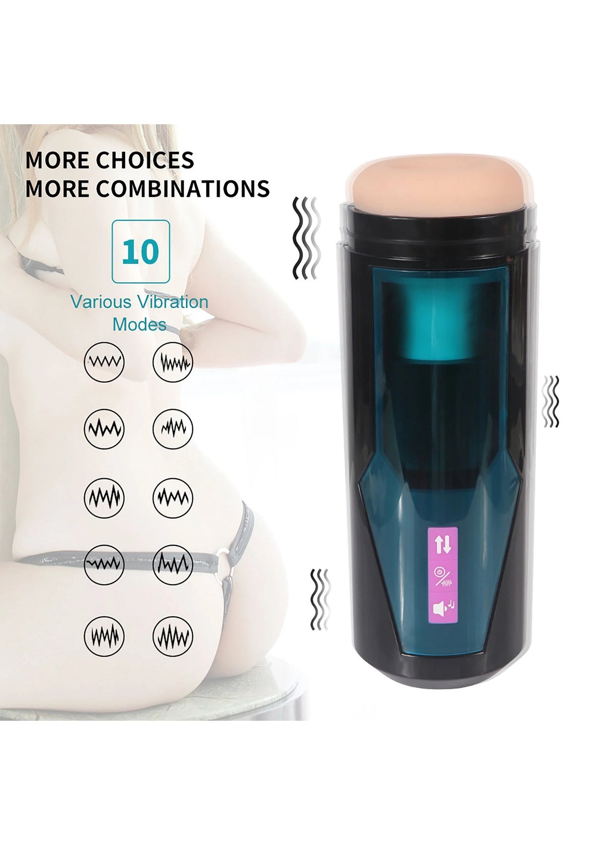 Bestel: Hismith KlicLok Vibrating Stroker by HiSmith - bij Happytoys: de erotische sex webshop | liever Happy dan Easy ⭐⭐⭐⭐⭐