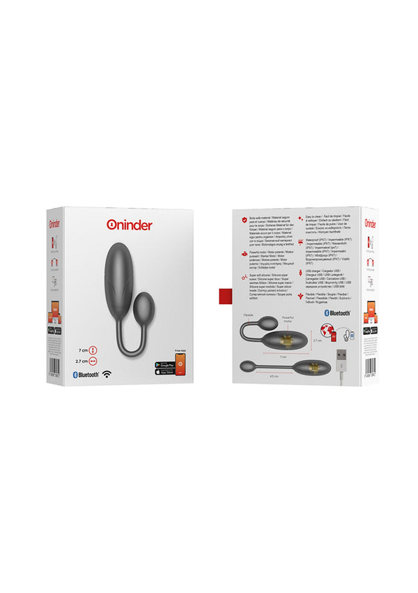 Bestel: Denver Vibrating Egg + App by Oninder - bij Happytoys: de erotische sex webshop | liever Happy dan Easy ⭐⭐⭐⭐⭐
