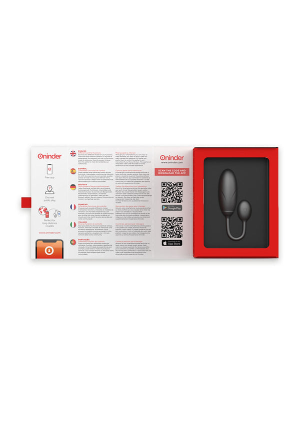 Bestel: Denver Vibrating Egg + App by Oninder - bij Happytoys: de erotische sex webshop | liever Happy dan Easy ⭐⭐⭐⭐⭐
