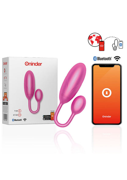 Bestel: Denver Vibrating Egg + App by Oninder - bij Happytoys: de erotische sex webshop | liever Happy dan Easy ⭐⭐⭐⭐⭐ - Roze - 54900 - PINK