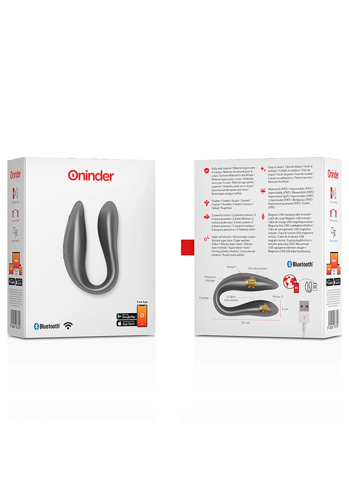 Bestel: Lisboa Double Pleasure + App by Oninder - bij Happytoys: de erotische sex webshop | liever Happy dan Easy ⭐⭐⭐⭐⭐