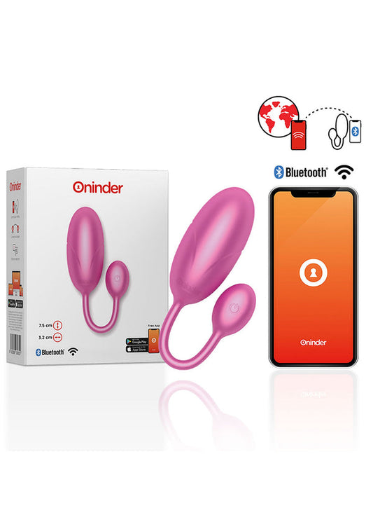 Bestel: Tokyo Vibrating Egg + App by Oninder - bij Happytoys: de erotische sex webshop | liever Happy dan Easy ⭐⭐⭐⭐⭐ - Roze - 54902 - PINK