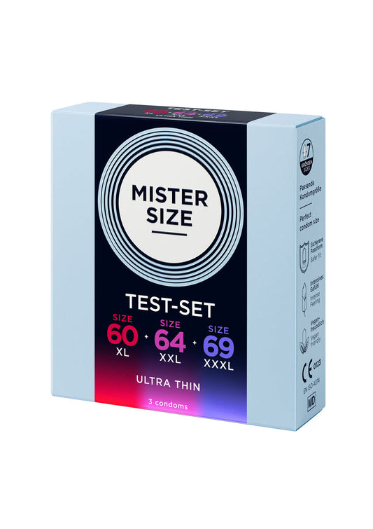 Bestel: 60 - 64 - 69mm 3 - pack by Mister Size - bij Happytoys: de erotische sex webshop | liever Happy dan Easy ⭐⭐⭐⭐⭐