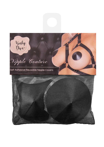 Bestel: PU Leather Nipple Covers by Kinky Diva - bij Happytoys: de erotische sex webshop | liever Happy dan Easy ⭐⭐⭐⭐⭐