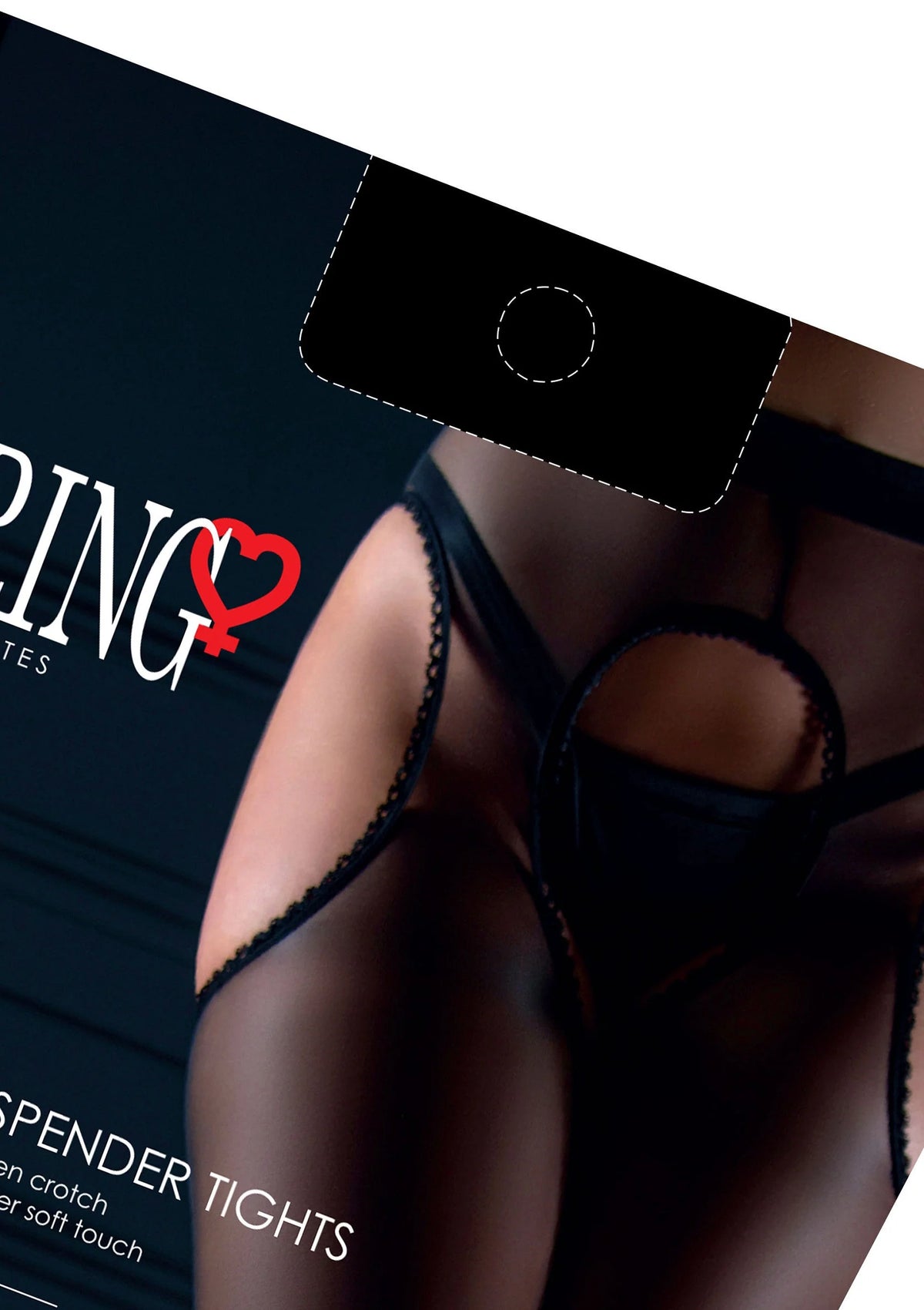 Bestel: Satin Touch Suspender Tights by Daring Intimates - bij Happytoys: de erotische sex webshop | liever Happy dan Easy ⭐⭐⭐⭐⭐