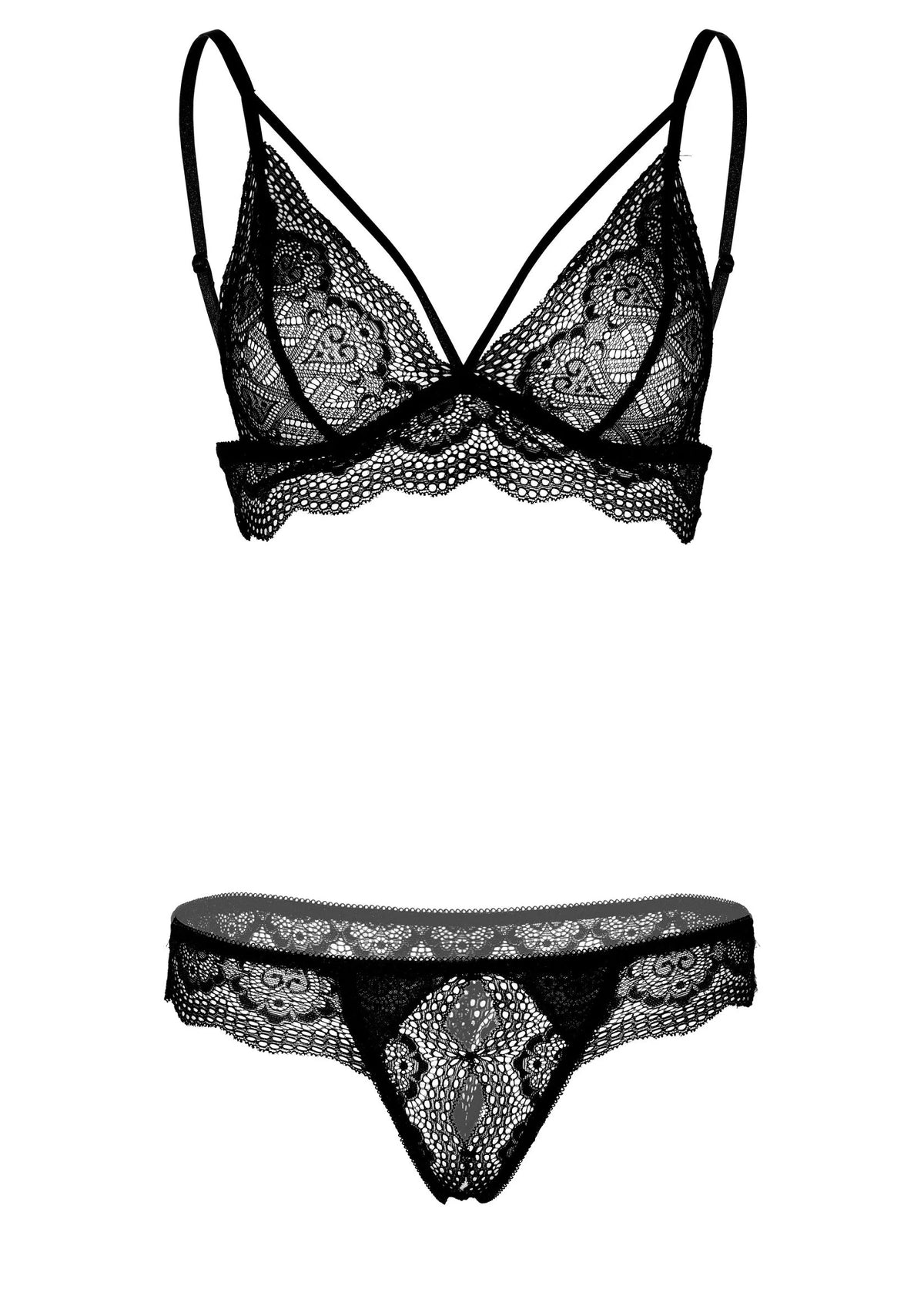 Bestel: Bra and Crotchless Panty by Daring Intimates - bij Happytoys: de erotische sex webshop | liever Happy dan Easy ⭐⭐⭐⭐⭐