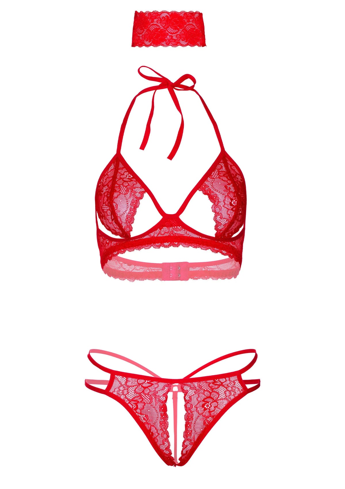 Bestel: 3PC Bra, Panty and Blindfold by Daring Intimates - bij Happytoys: de erotische sex webshop | liever Happy dan Easy ⭐⭐⭐⭐⭐