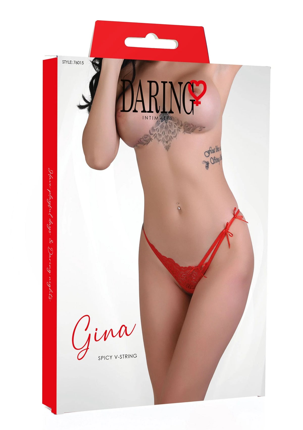 Bestel: Gina spicy V - string by Daring Intimates - bij Happytoys: de erotische sex webshop | liever Happy dan Easy ⭐⭐⭐⭐⭐