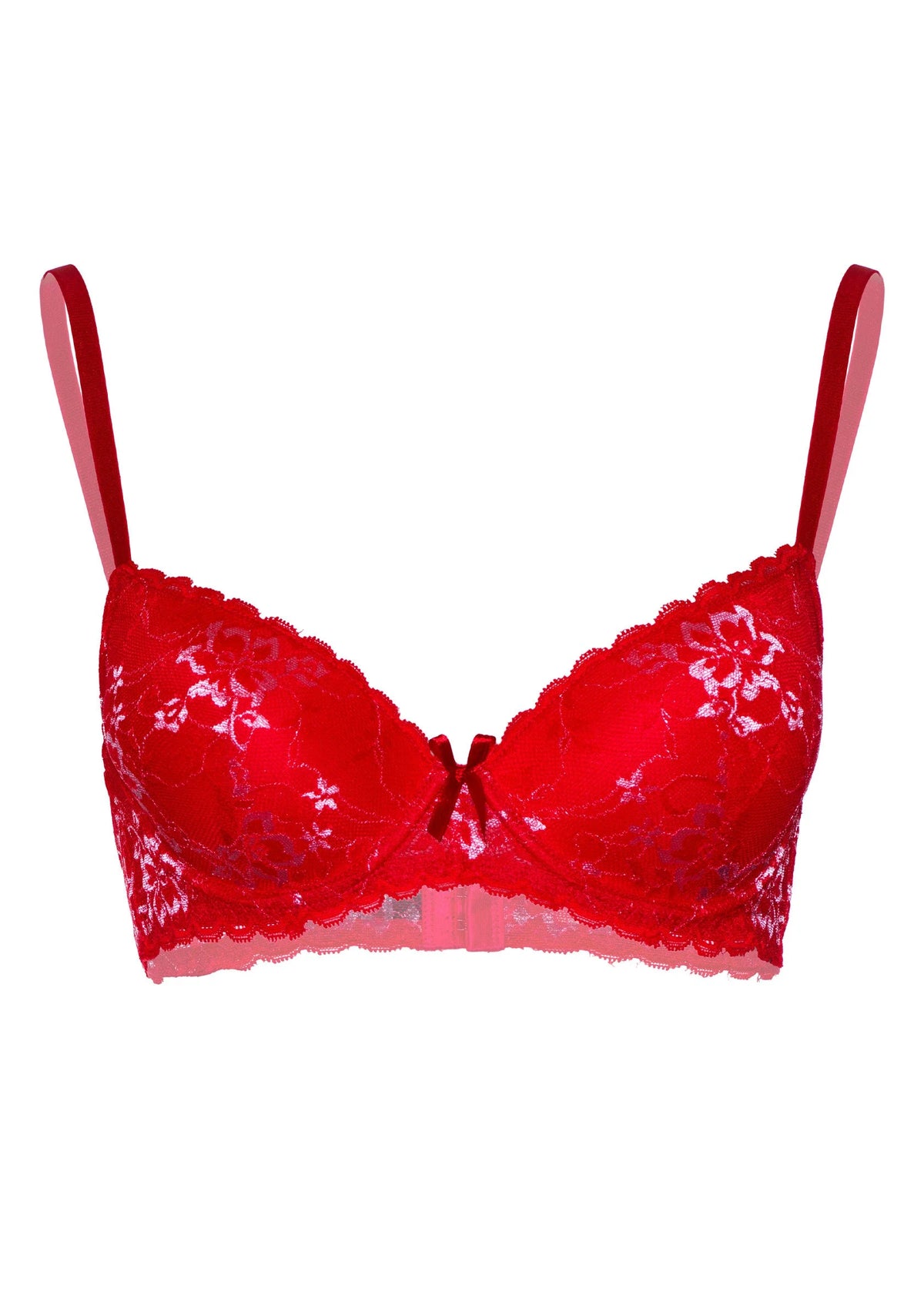 Bestel: Demi bra with floral lace - bij Happytoys: de erotische sex webshop | liever Happy dan Easy ⭐⭐⭐⭐⭐
