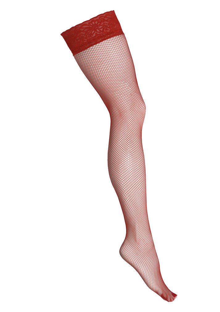 Bestel: Fishnet Hold Ups H018 by Kotek - bij Happytoys: de erotische sex webshop | liever Happy dan Easy ⭐⭐⭐⭐⭐ - Rood - L/XL - 79818 - RED - L/XL