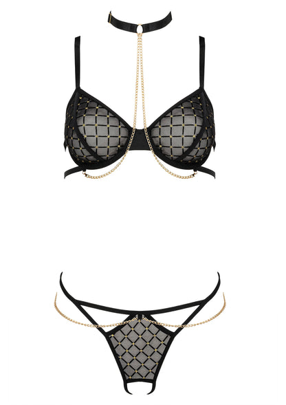 Bestel: 2 Pcs Set TP101 S/M lingerie by Kotek - bij Happytoys: de erotische sex webshop | liever Happy dan Easy ⭐⭐⭐⭐⭐